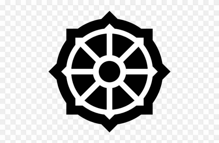 Wheel Of Dharma Free Png Image - Dharmachakra Logo #851923