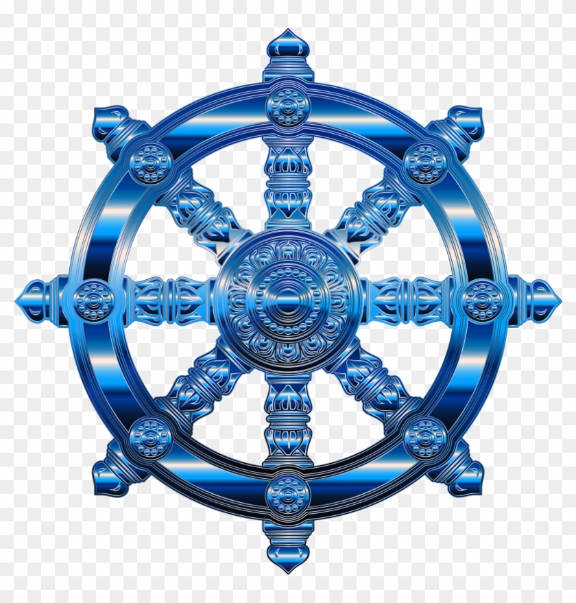 Ornate Dharma Wheel - Wheel Of Dharma #851933