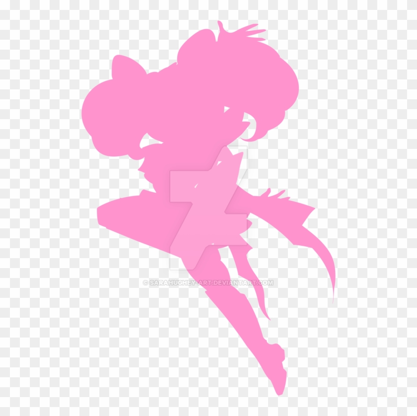 Sailor Chibimoon Silhouette By Sarahughey-art - Sailor Uranus Silhouette Png #851938