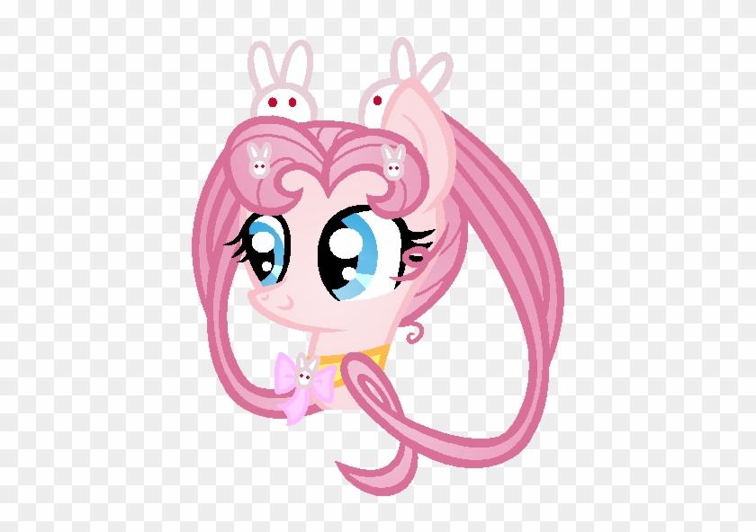 Moon Bunny Chibi Headshot By Wishingwellbro - Cartoon #851939