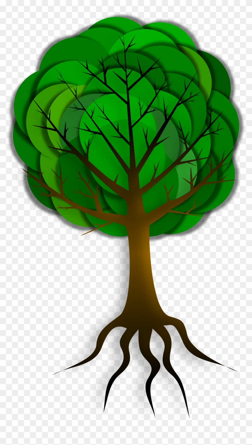 Big Image - Arbol Con Raices Png #851974