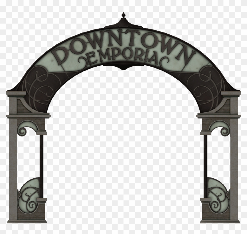 Cemetery Gates Clipart 5 By Tara - Bioshock Infinite Downtown Emporia #851987