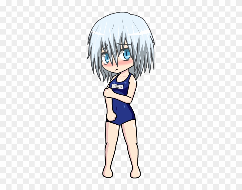Swimmer Aoi [anime Gacha] By Lunimegames - Cartoon #851995