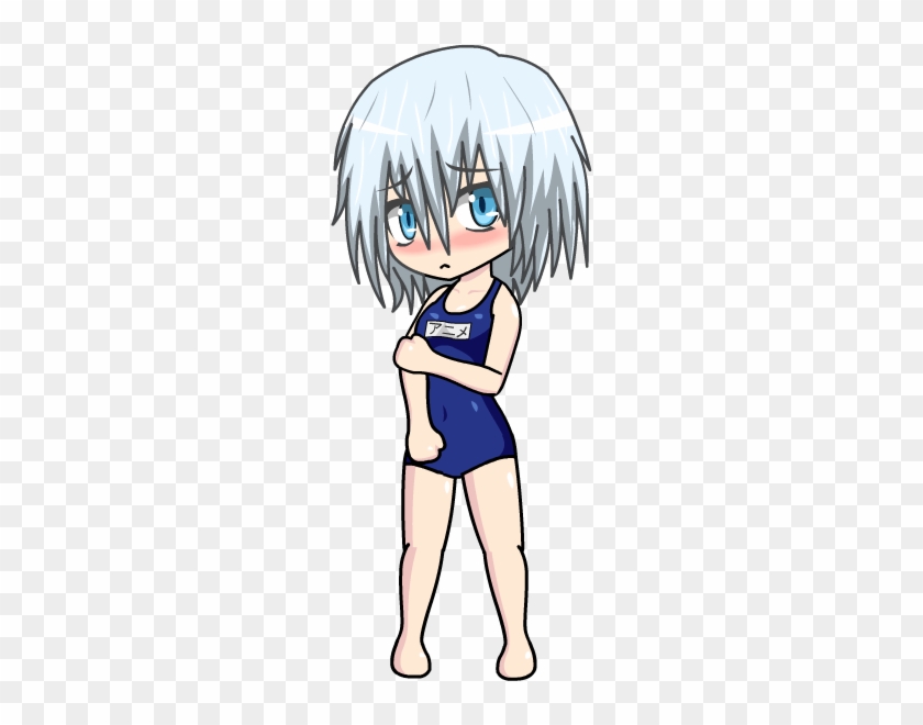 Swimmer Aoi [anime Gacha] By Lunimegames - Cartoon #851995