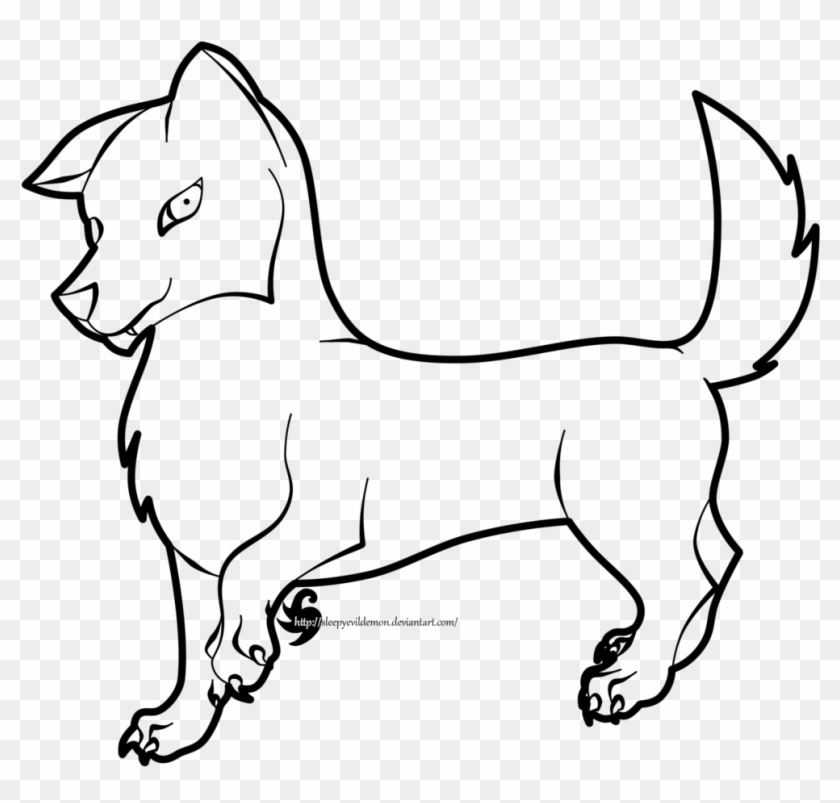 how to draw an anime wolf pup step by step