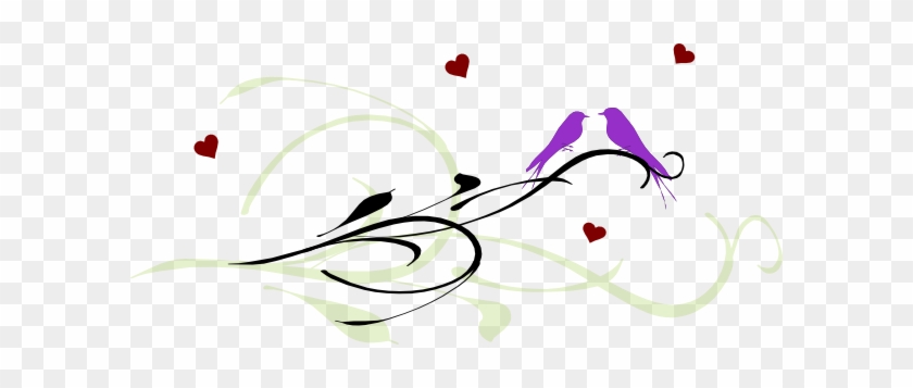 Love Birds Branch Download - Clip Art #852346