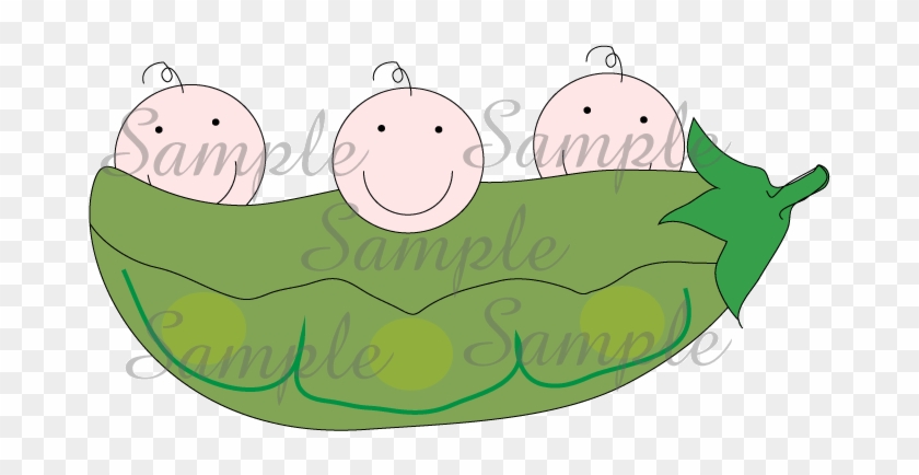 Pea Clipart Three - Illustration #852459