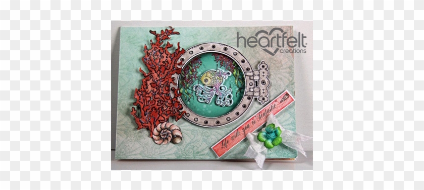 Porthole And Coral - Heartfelt Creations #852556