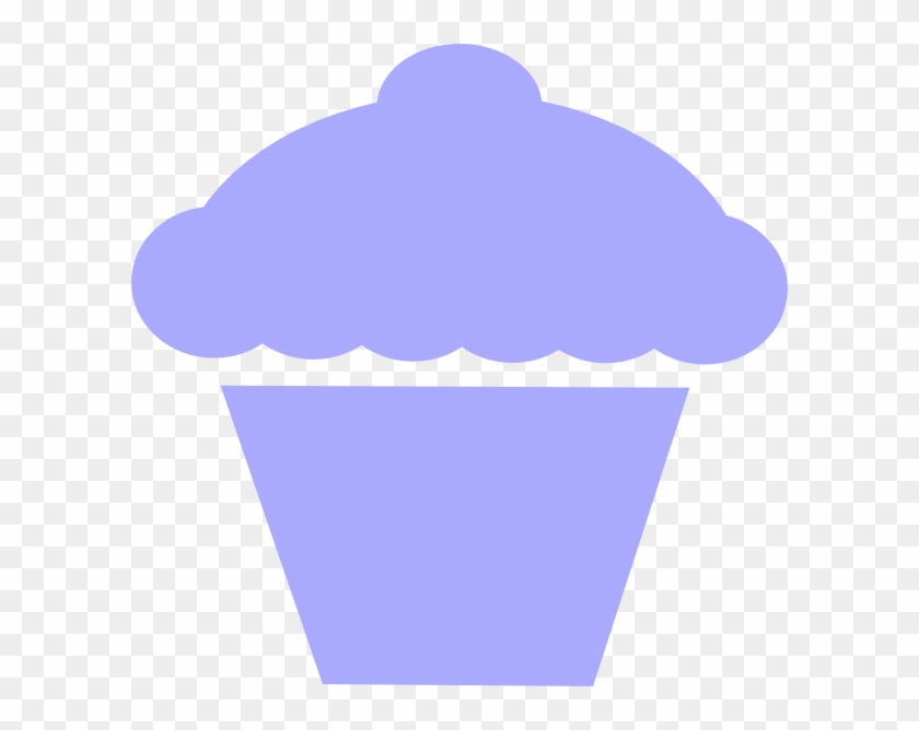 Cupcake Clip Art At Clker - Purple Cupcake Clipart #852699