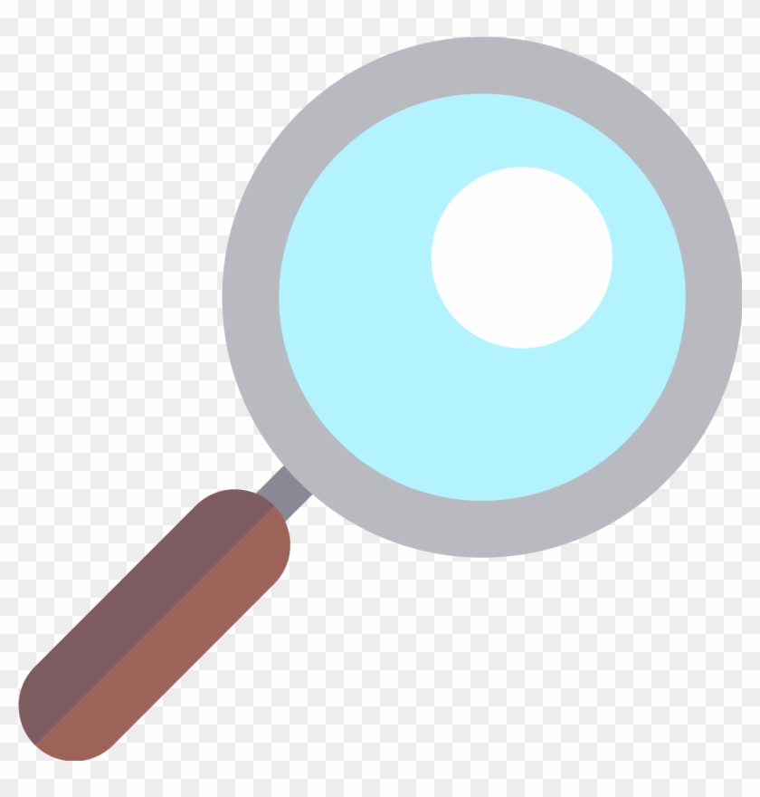 Magnifying Glass Graphic Design Designer - Magnifying Glass Vector Flat #852974