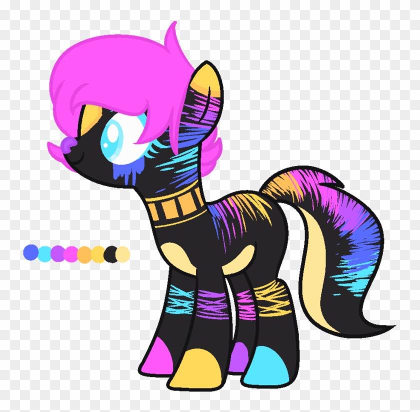 Paytony05 21 11 Neon Fox Pony By Paytony05 - Pony - Free Transparent PNG  Clipart Images Download