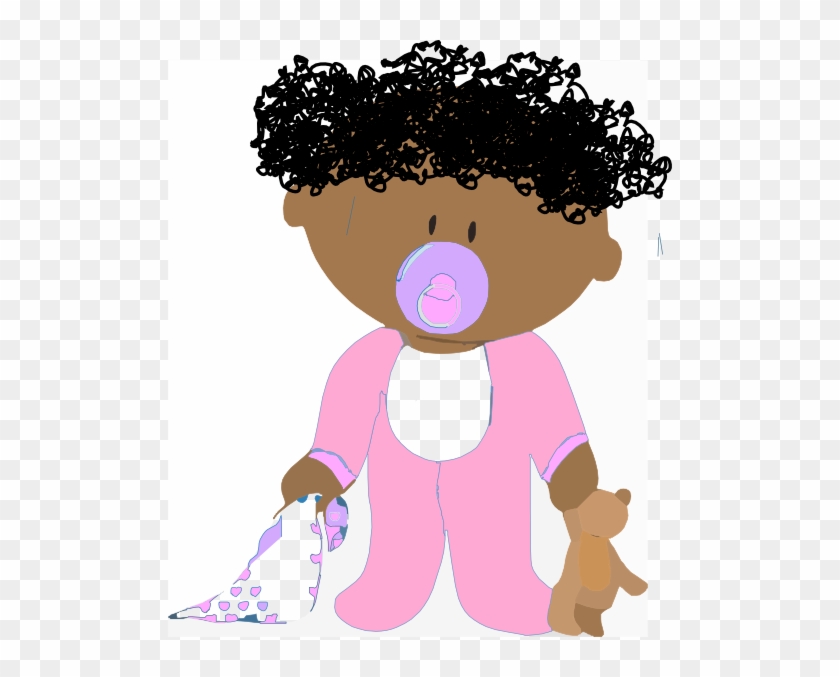 Curly Hair Baby Cartoon #853028