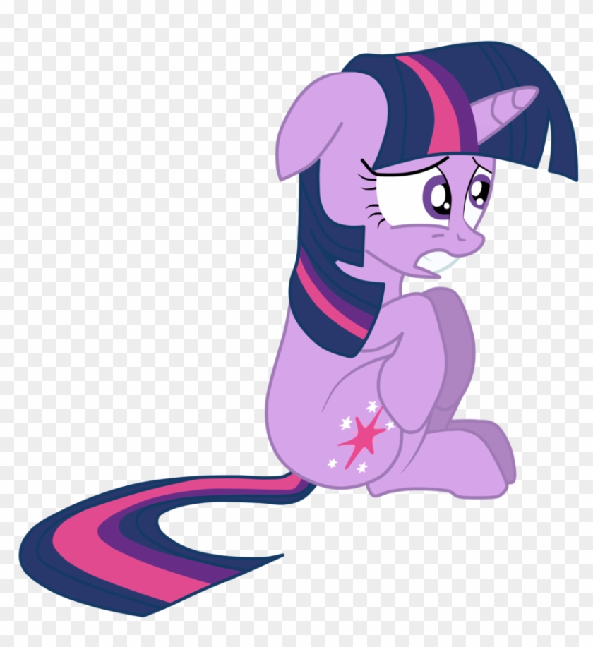 Scared Twilight Sparkle By Junkiesnewb - My Little Pony Twilight Sparkle Scary #853040