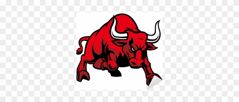 Cartoon Bull Mascot #853045