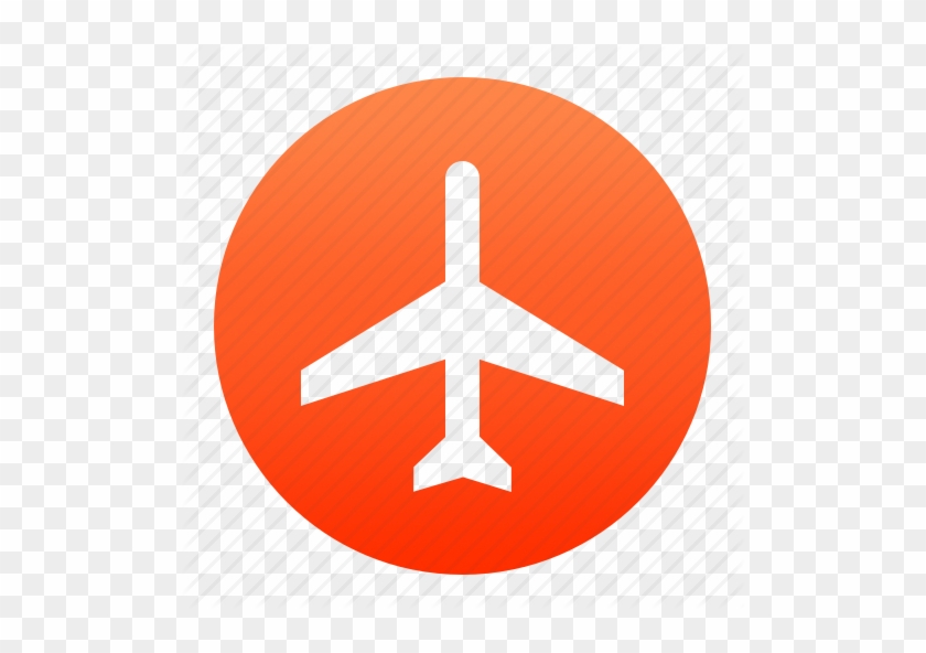 Airplane, Airport, Departure, Flight, Flying, Plane - Plane Icon Png Red #853117