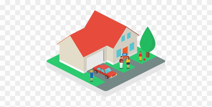 Home & Family Protection - Vector Graphics #853451