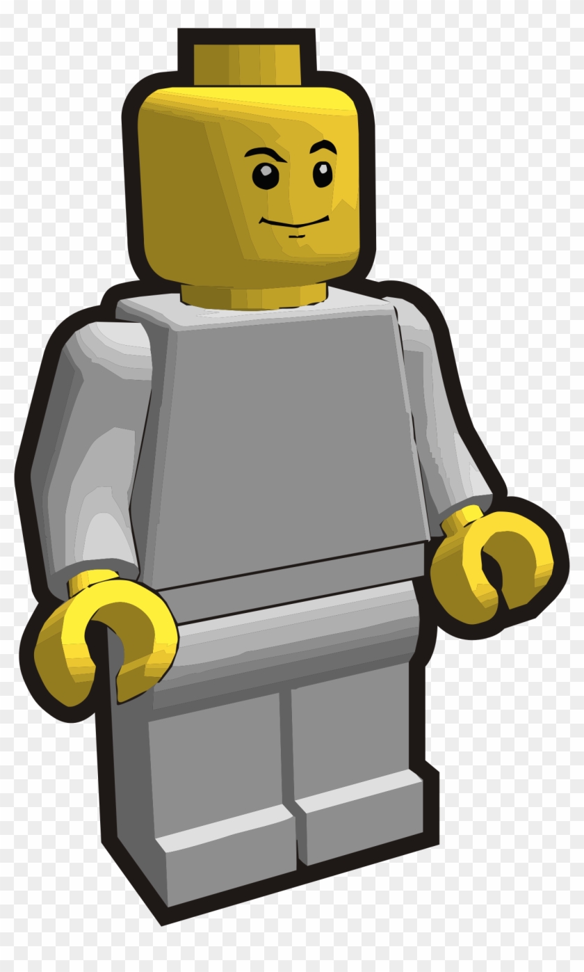 Lego Minifigure Vector Clip Art Public Domain Vectors - Minifigure Lego Vector Free #853503