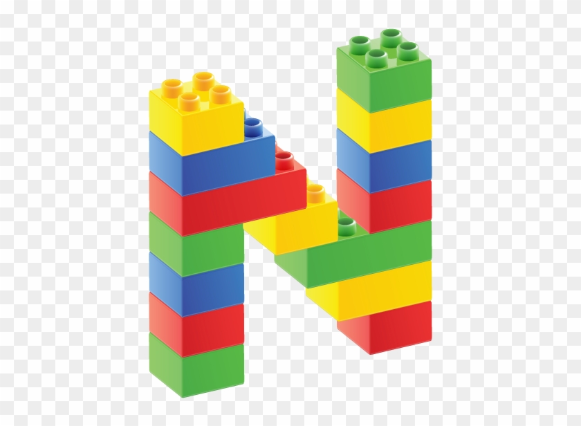 Alfabeto De Bloques N - Letter N In Lego #853537