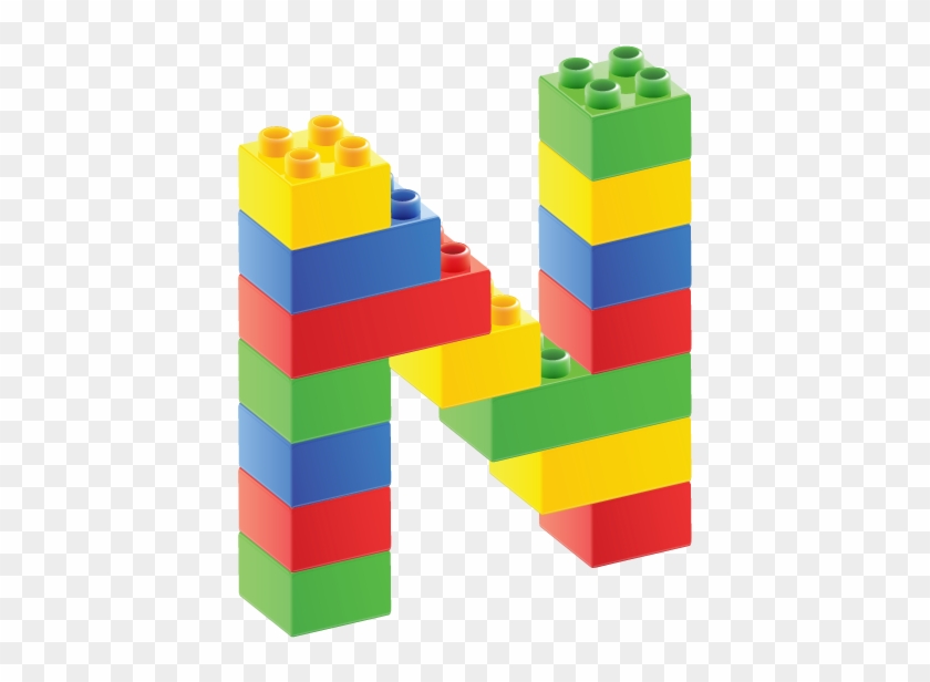 Alfabeto De Bloques N - Letter N In Lego #853537