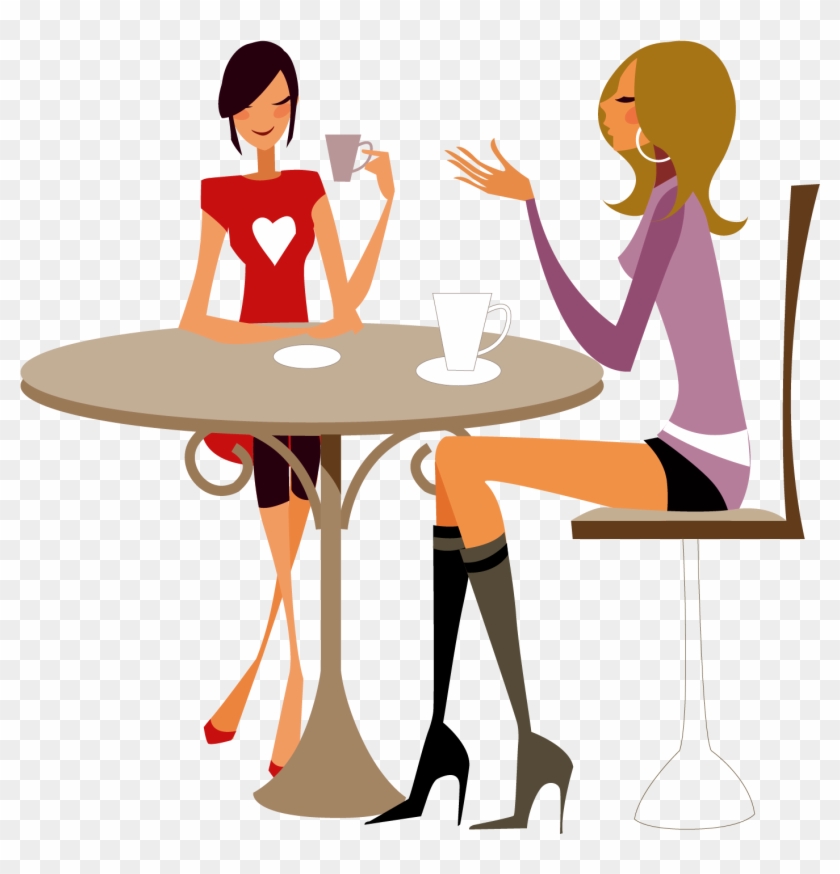 Coffee Cafe Drink Illustration - Choker Necklace Women Love Wine Heart Fashion Christmas #853641