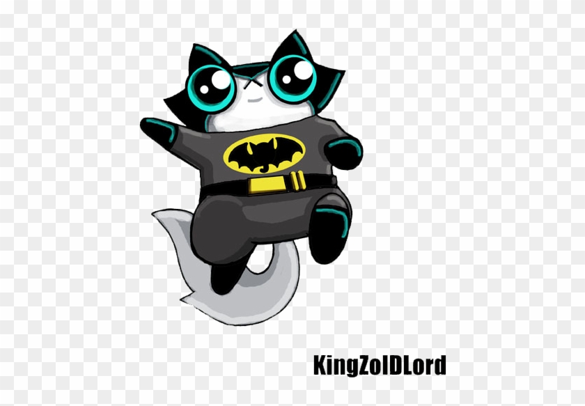 Funny Cat Adoptable Comic Hero Batman By Kingzoidlord - Funny Cat Batman #853999