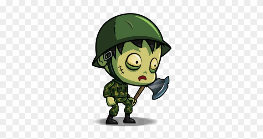 Zombie Army Character Royalty Free Game Art - Sprite Zombie #854015