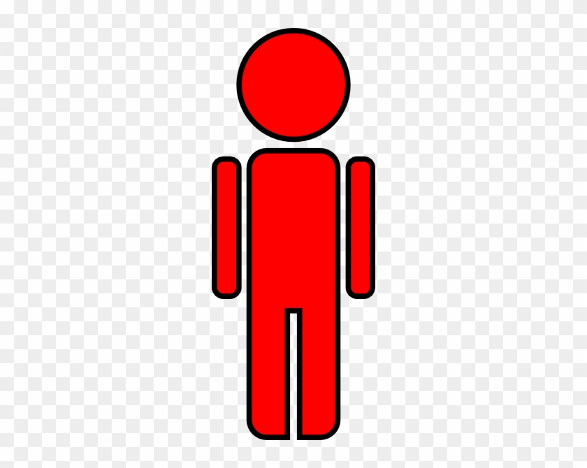 Red Stick Figure Clip Art at  - vector clip art online, royalty  free & public domain