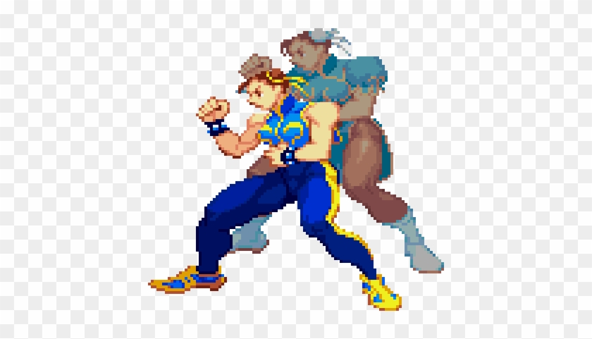 Street Fighter Alpha/characters/chun-li Strategywiki, - Chun Li Taunt Gif #854436