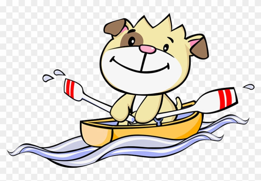 Rowing Boat Cartoon Photography Illustration - Rowing #854481