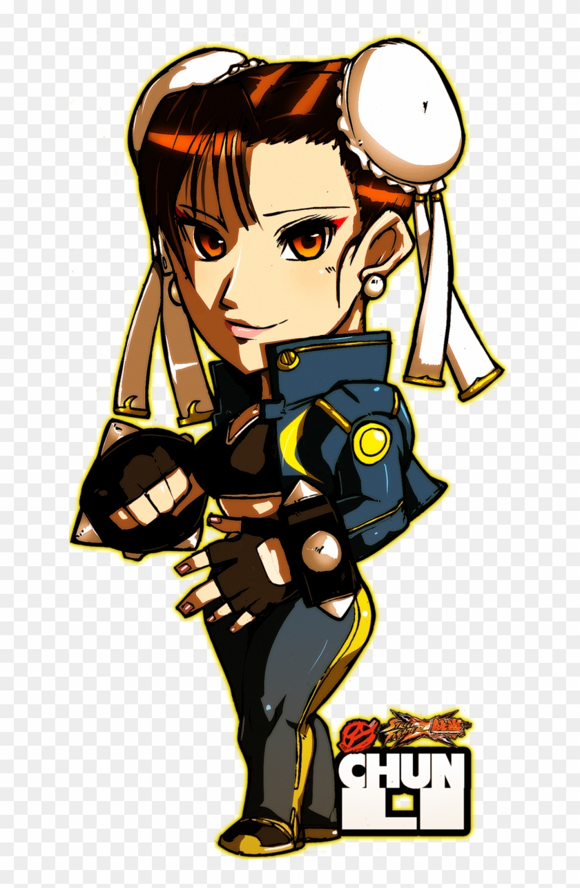 Chibi Chun-li By Rukunetsu - Chun Lee Chibi Png #854499