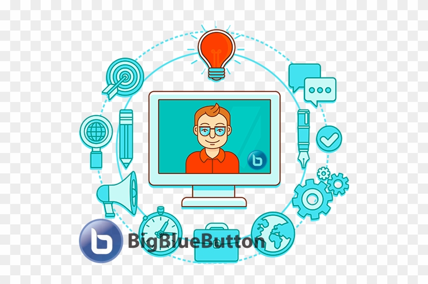Web Conferencing Based On Bigbluebutton And Moodle, - Web Conference Bigbluebutton #854504