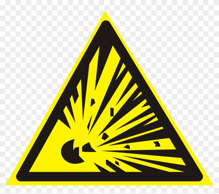 Explosive Symbol - - Explosive Sign Png #854548