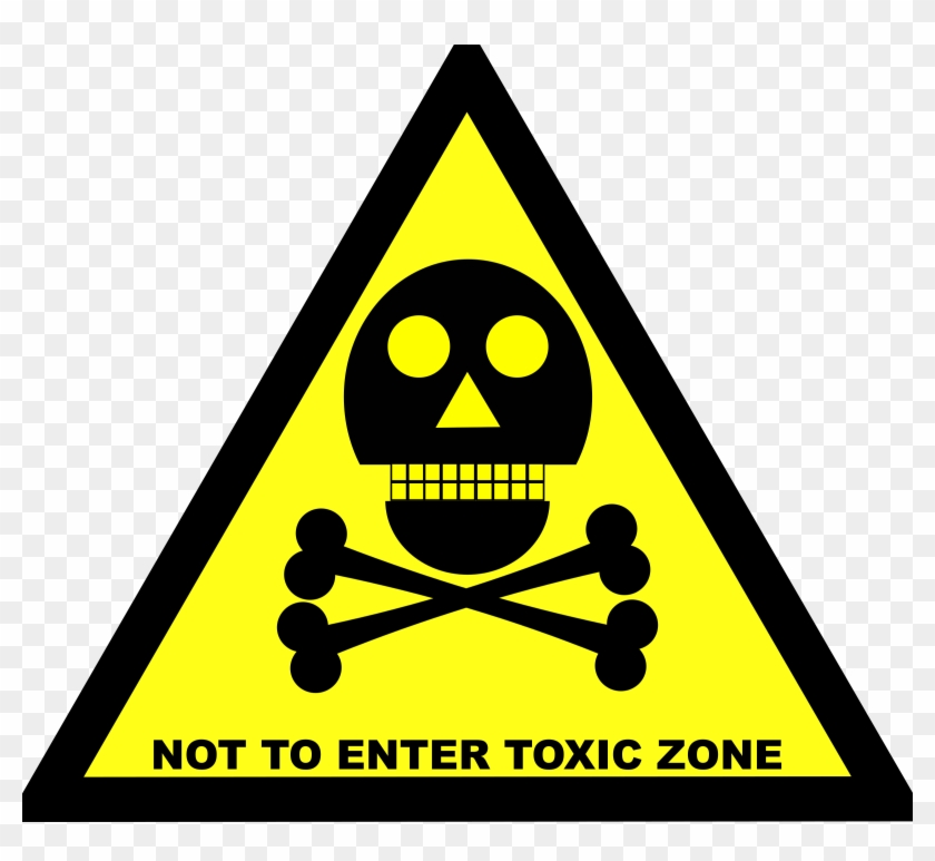 Toxic Clipart Caution - Skull And Bones Do Not Enter #854557