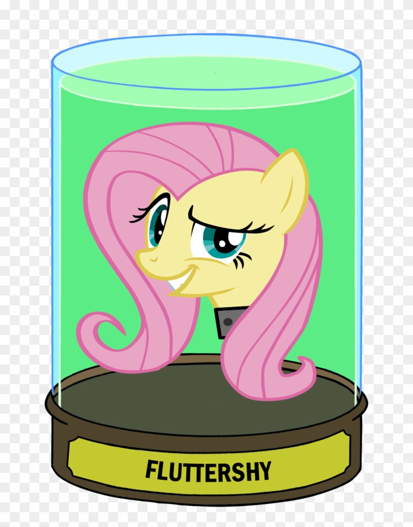Fluttershy Head In A Jar By Kanske-2099 - Pony Friendship Is Magic Fluttershy #854594