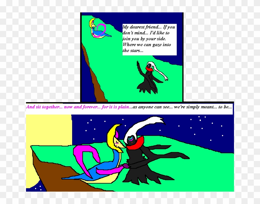 Cresselia X Darkrai By Fusionkirby - Cresselia #854677