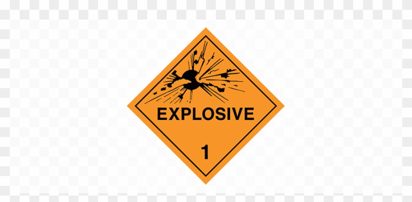 Hazardous Material Placards, Label - Explosive1 #854715