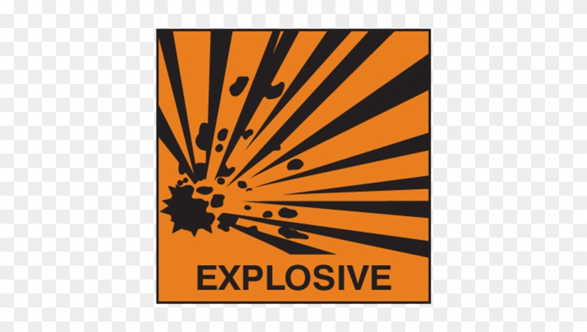 Stickies-warning Sign - Risk Of Explosion Sign #854720