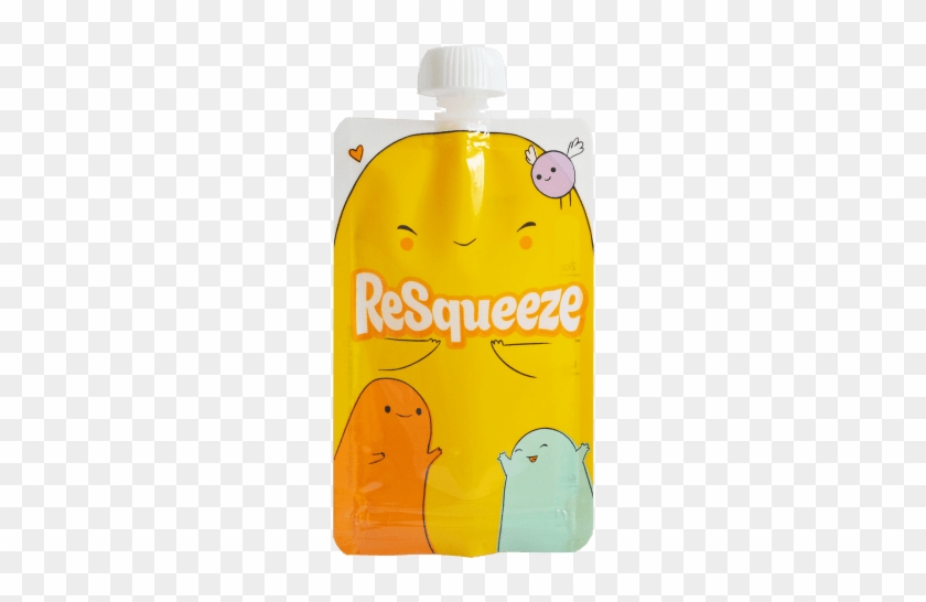 Resqueeze Pouches - Resqueeze Reusable Food Pouch 180ml (4-pack) #854721