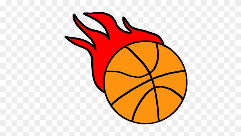 Basketball Clipart Images Â€“ - Flaming Basketball Drawing Simple #854791
