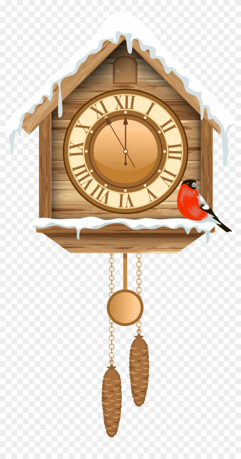 Cuckoo Clipart Cuckoo Clock - Serbelle Dekoratif Yeni Yıl Yastık - Y66 #854874