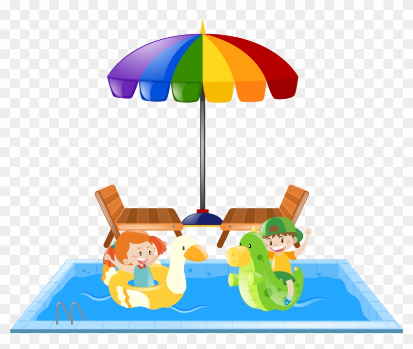 Swimming Pool Gratis - Umbrella #854899