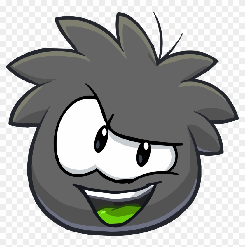 Puffle 2014 Transformation Player Card Black - Club Penguin Puffles Preto #854913