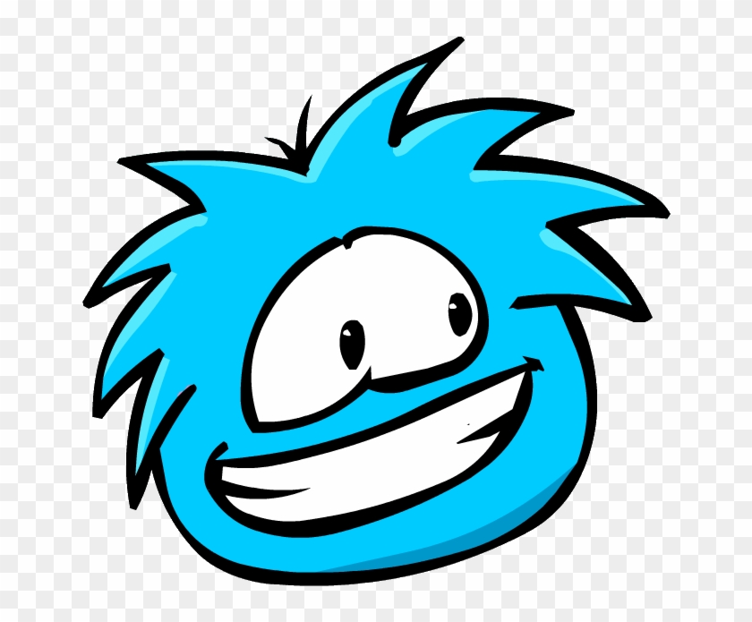 Blue Puffle In Round Up - Club Penguin Funny #854966