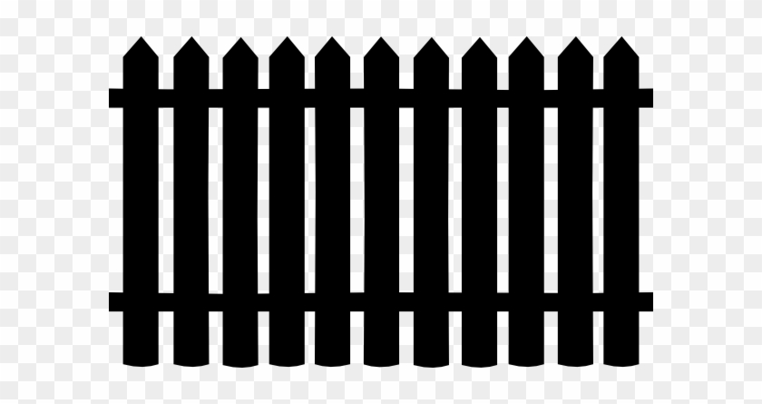 Farm Fence Clipart Black Fence Cliparts - Picket Fence Clip Art #855100