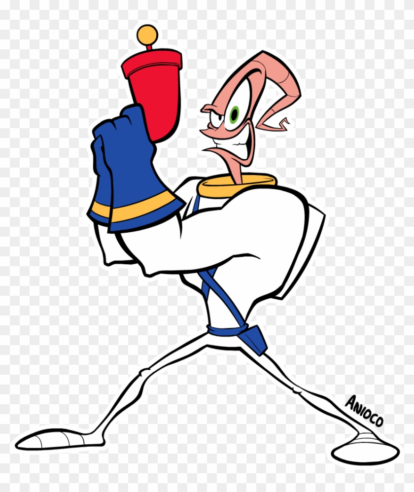 Earthworm Jim - Earthworm Jim Png #855128