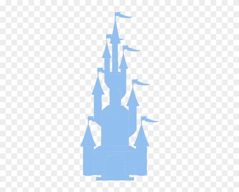 Blue Castle Clip Art At Clker - Spooky Castle #855300