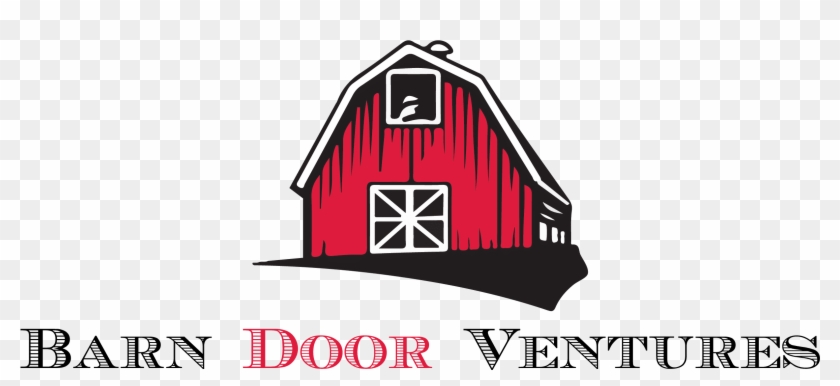 Red Barn With Barn Door Ventures Underneath - Via Veneto #855358