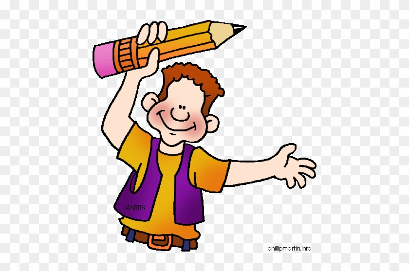 Student Writing Clipart - Philip Martin Clip Art #855462