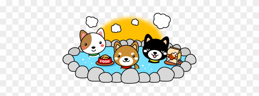 温泉 パンダの親子 お 風呂 イラスト 動物 Free Transparent Png Clipart Images Download