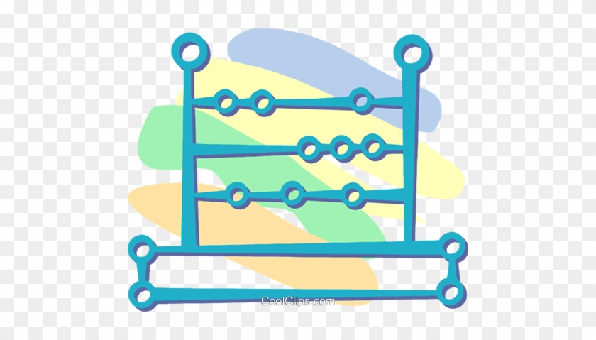 Abacus Royalty Free Vector Clip Art Illustration - Abacus Royalty Free Vector Clip Art Illustration #855528